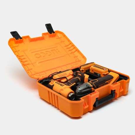 Ingco - Lithium-Ion Cordless 2 Piece Combo Kit (20V) - Ingco - Lithium-Ion Cordless 2 Piece Combo...