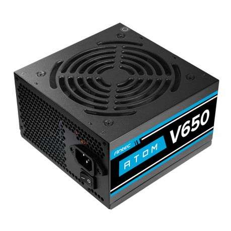Antec - Atom V650 Non-Modular Power Supply - Antec - Atom V650 Non-Modular Power Supply