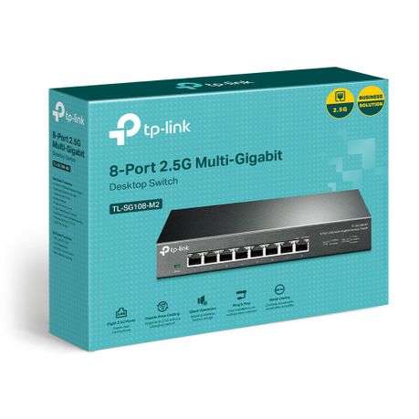 Tp-Link - 8-Port 2.5G Desktop Switch - Tp-Link - 8-Port 2.5G Desktop Switch