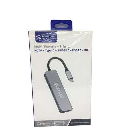 AOWEIXUN ORVESION Multi-Function 5-in-1 HDTV+TYPE-C+2xUSB 2.0+USB 3.0+PD