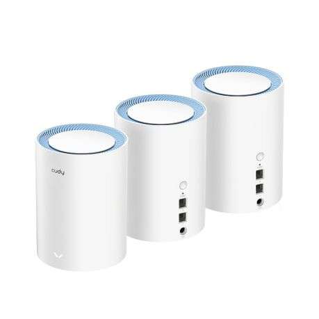 Cudy - AC1200 Wi-Fi Mesh Kit 3 Pack - Cudy - AC1200 Wi-Fi Mesh Kit 3 Pack