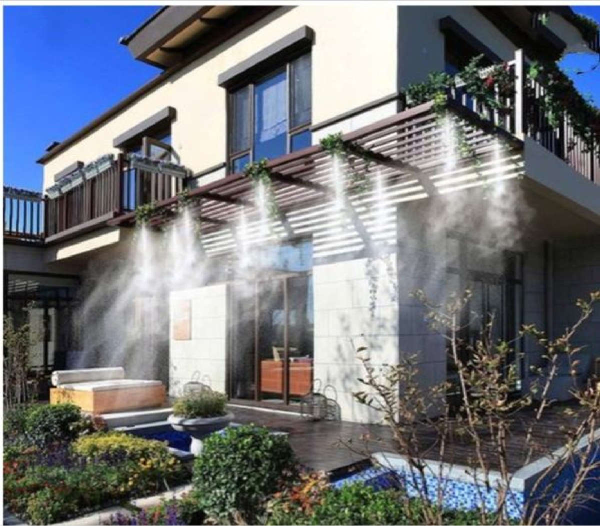 Dual Purpose 10m Pre-Assembled DIY Misting kit