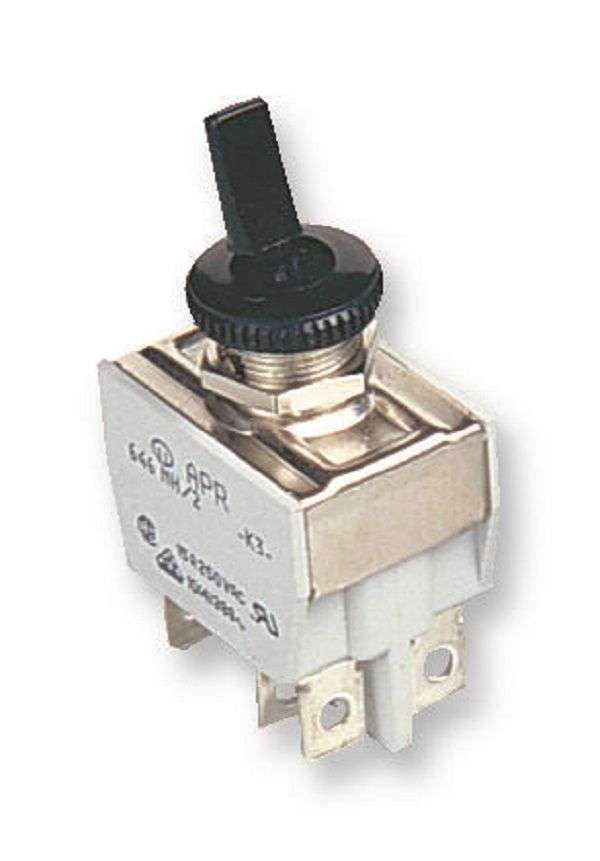 Apem (631NH/2) Toggle Switch, Off-On, SPST, Non Illuminated, 600NH