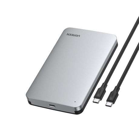 Ugreen - CM300 2.5 inch USB Type-C Hard Drive Enclosure - Silver - Ugreen - CM300 2.5 inch USB Ty...
