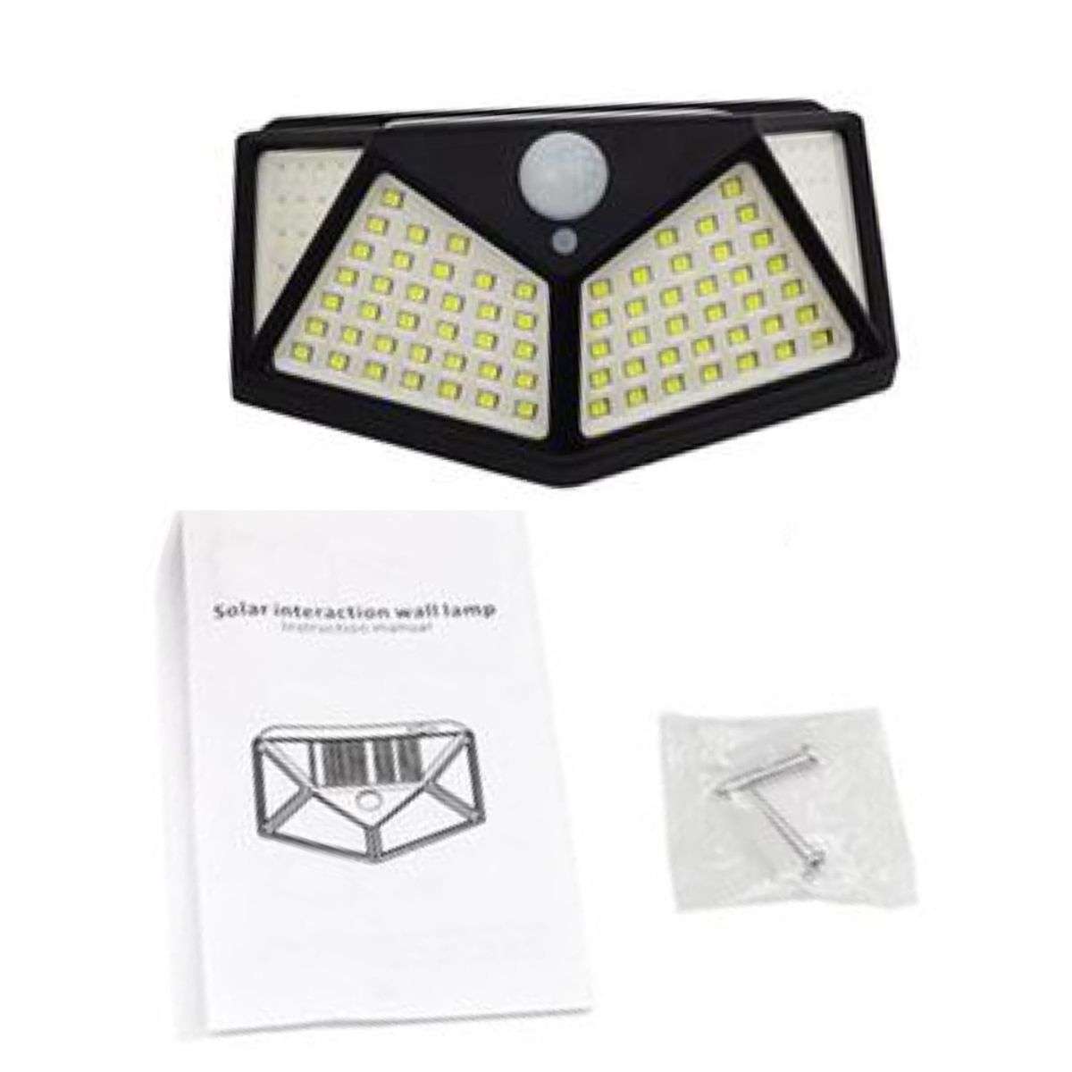Stock from 6//PIR 100 led Solar Motion Sensor Light Outdoor BK-100