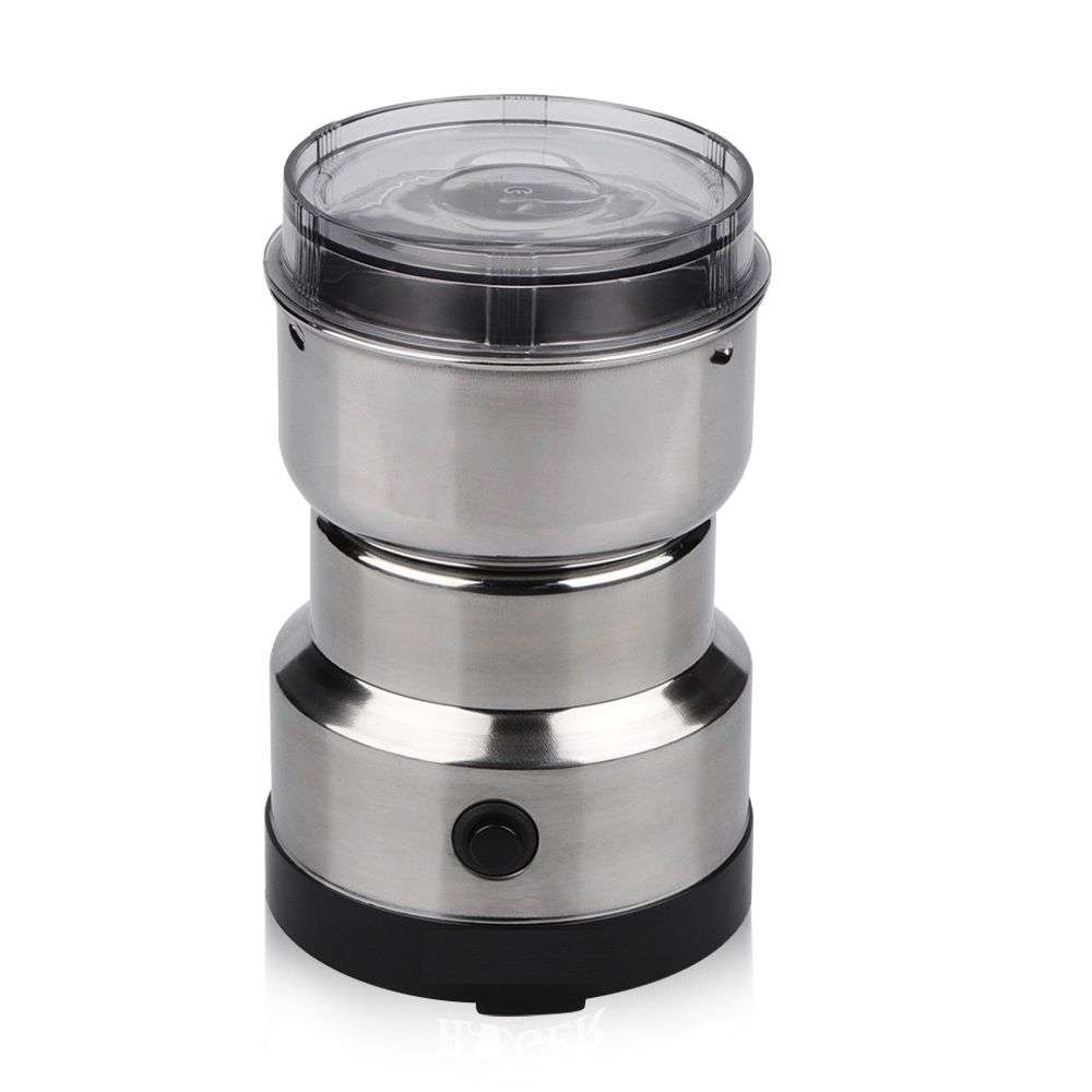Electric Coffee Grinder 300W 220V - Metal Blade, Stainless Steel Bowl - Grind Spices, Nuts Coffee