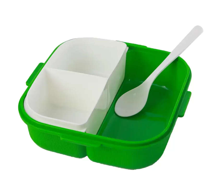 3 Compartment Lunchbox and bottle set