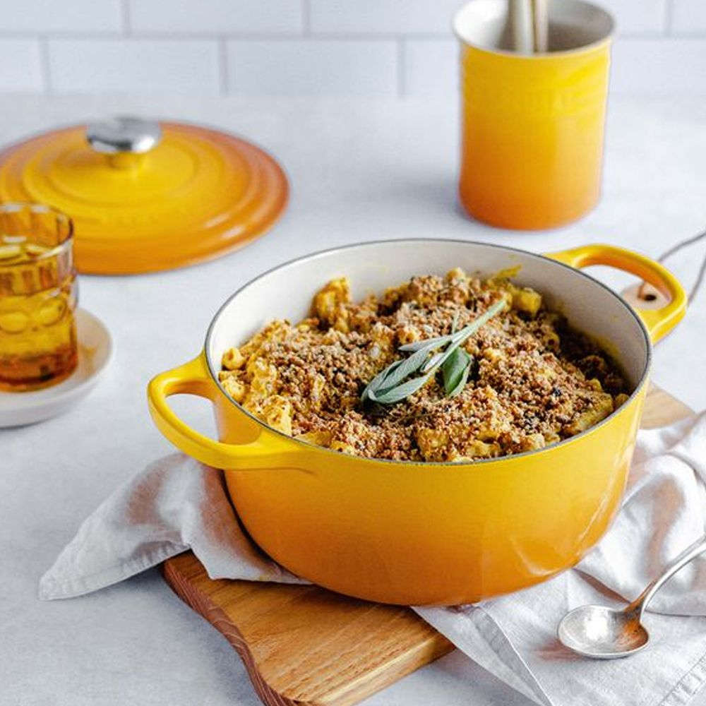 Durable Cast Iron Cookware Set 7 Piece - Yellow