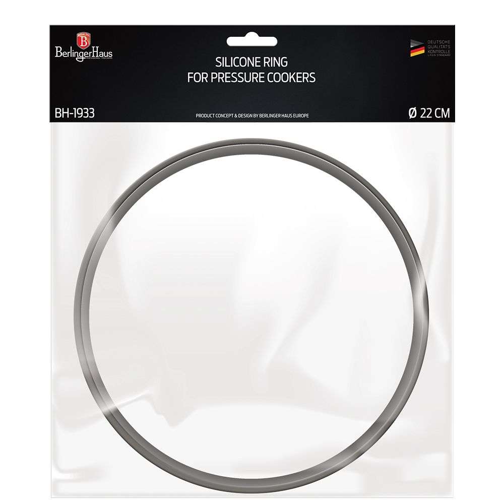 Berlinger Haus 22cm Silicone Gasket for Pressure Cooker Lid Set of 2 (DISPLAY MODEL)