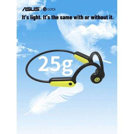 ASUS Adol - IPX8 Waterproof Wireless Bone Conduction Sports Headset - Green