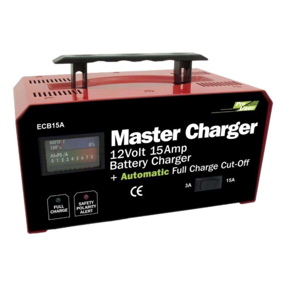 Pro User - Metal Battery Charger 15A 12V