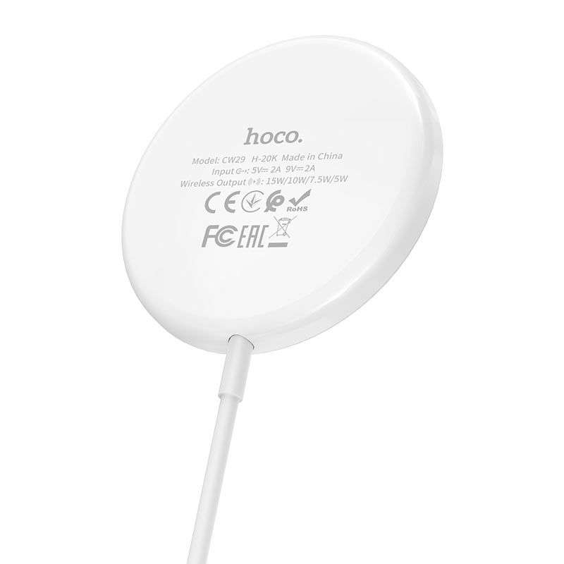 HOCO CW29 15W Magnetic Wireless Charger Type-C Fast Charging