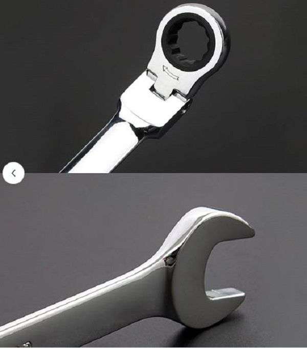 10MM Flexible Head Chrome Vanadium Ratchet Spanner