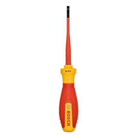 Bosch - VDE Screwdriver SL 3.5 x 75mm - Bosch - VDE Screwdriver SL 3.5 x 75mm