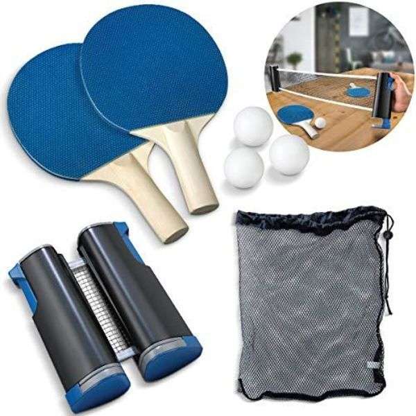 Optic Retractable Everywhere Table Tennis Set