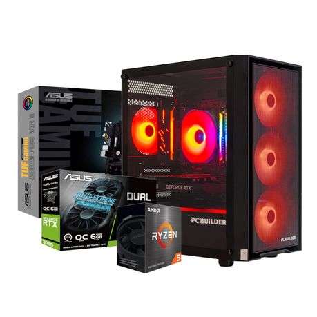 PCBuilder - AMD Ryzen 5 5600X Sentinel Windows 11 Gaming PC - PCBuilder - AMD Ryzen 5 5600X Senti...