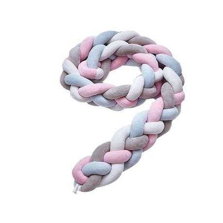 Iconix Extra Wide Braided Baby Cot Bumper  (READ THE DESCRIPTION)