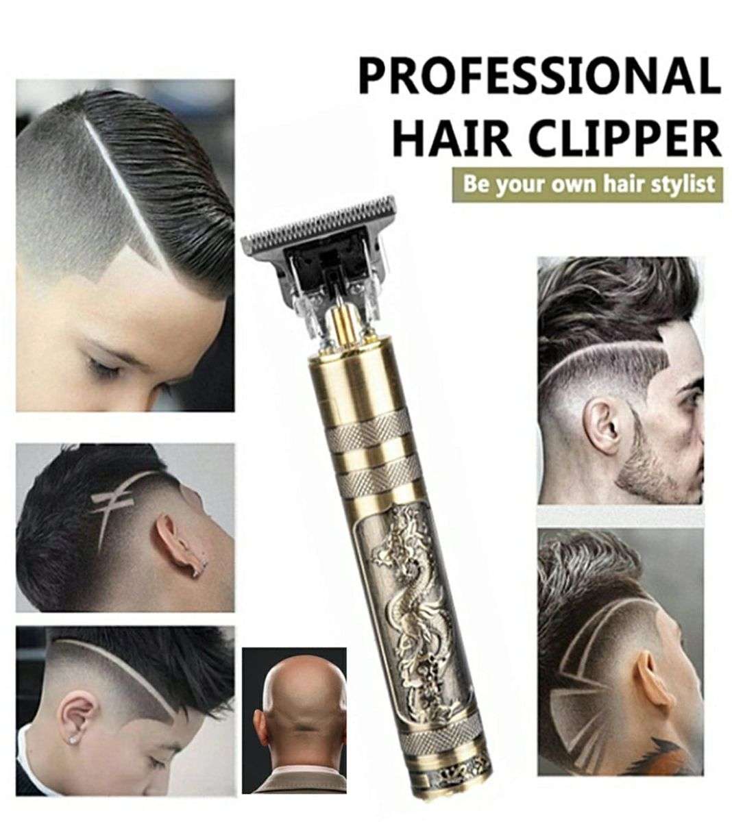Professional Hair & Beard Slim Clipper