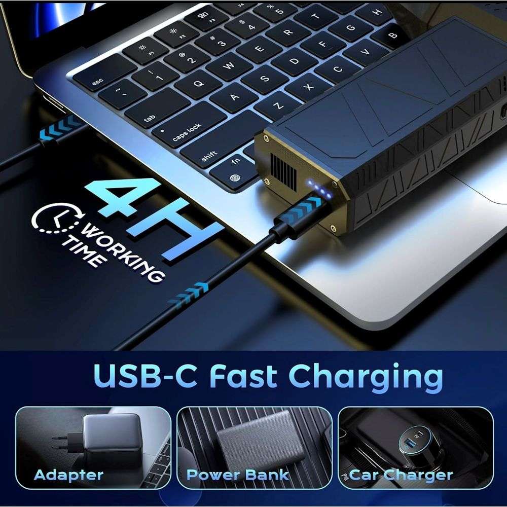 Portable Turbo Jet Fan - Powerful Handheld Mini Jet Fan