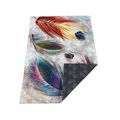 3D Carpet Design Area Rugs FEATHERS