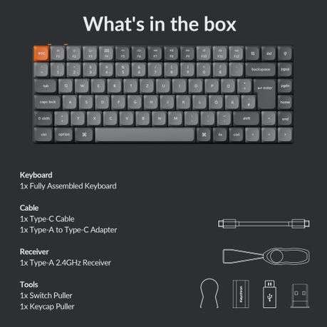 Keychron - K3 Max QMK/VIA Wireless 75% Custom Mechanical Keyboard | RED Switches - Keychron - K3 ...