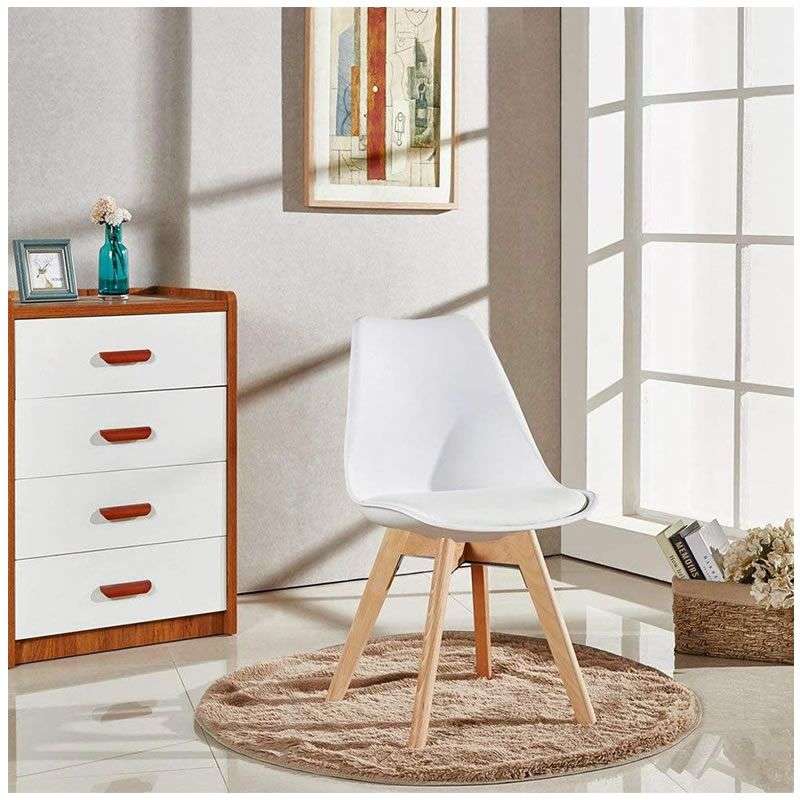 Modern Armless Padded Counter Chairs