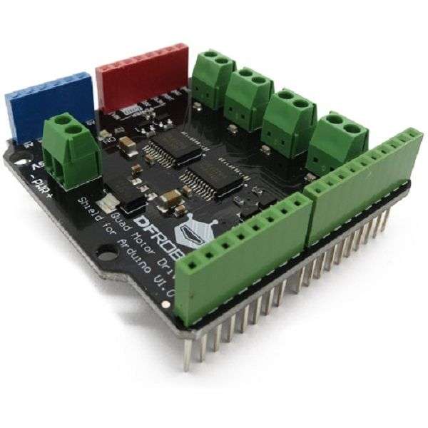 DFRobot (DRI0039) Expansion Board, Quad DC Motor Driver Shield