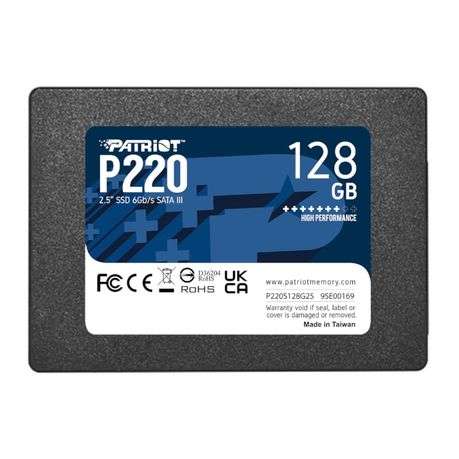Patriot - P220 2.5" 128GB SATA Solid State Drive - Patriot - P220 2.5" 128GB SATA Solid State Drive