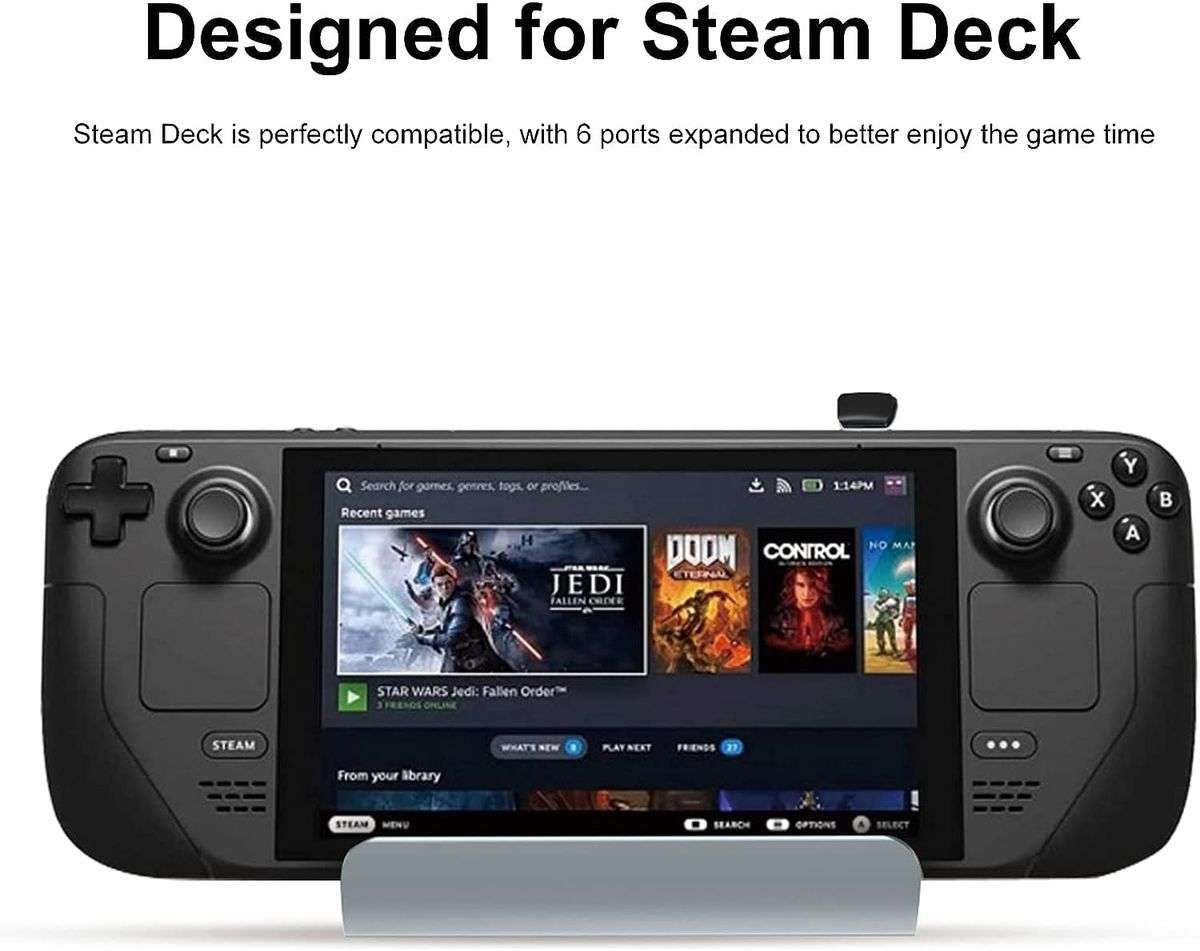 Andowl 6-in-1 Game Console Docking Station Q-HU860