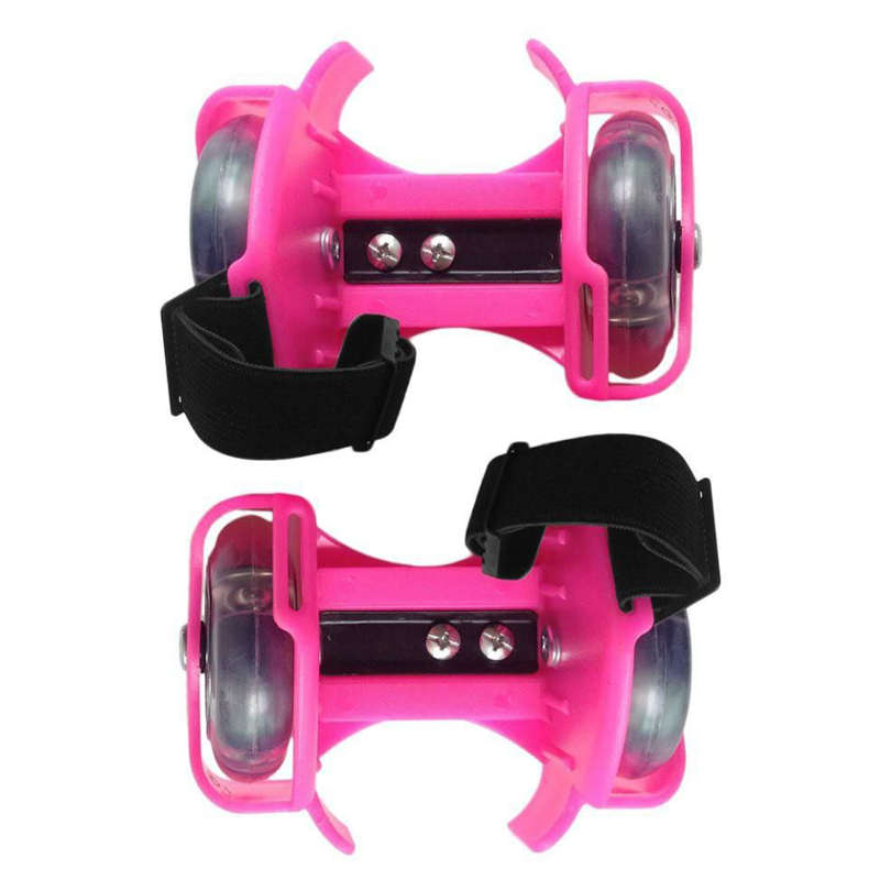 Adjustable Flashing Heel Roller Pulley Skates