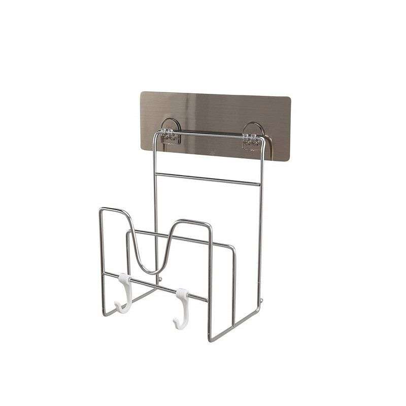 Pot Cover Rack Stainless Steel Magic Sticker