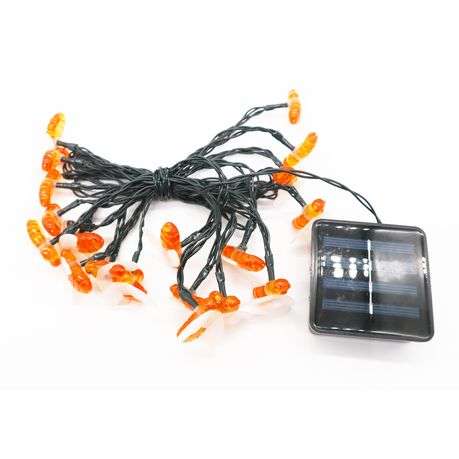Solar Powered Bee Led Lights With Stand - 3m