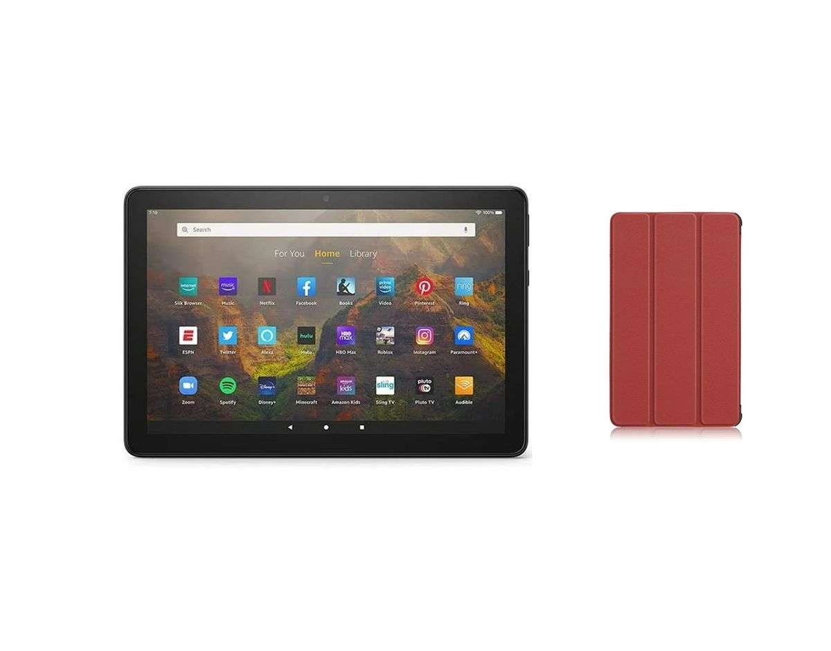 Amazon Fire Tablet HD8 Bundle (Latest 2024 Model)