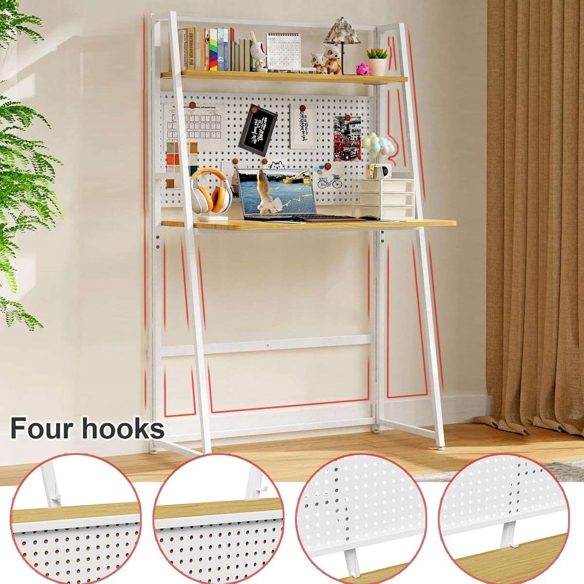 Minimalist Folding Study Desk