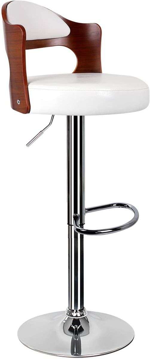 Comfy Padded Wooden Bar Stool