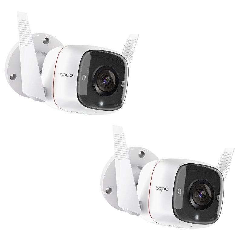 TP-Link Tapo C310 Outdoor Security Wi-Fi Camera (3MP)  Dual Pack