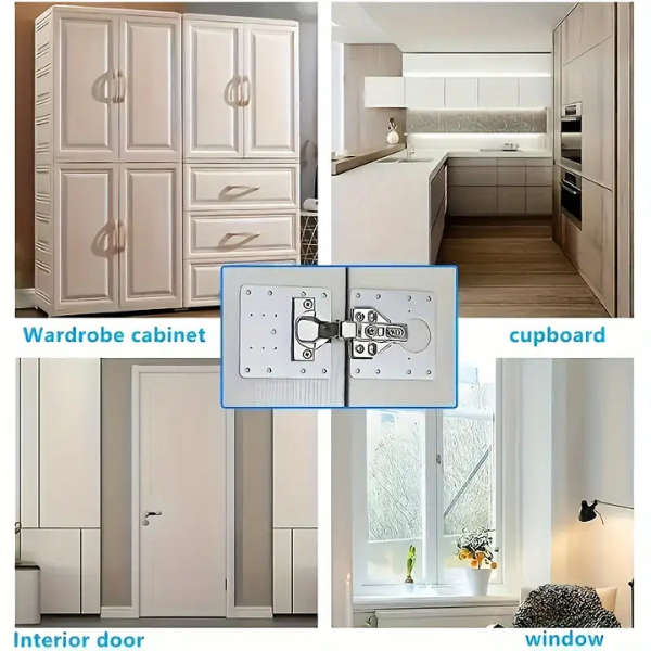 10 Hinge Repair Plates with screws