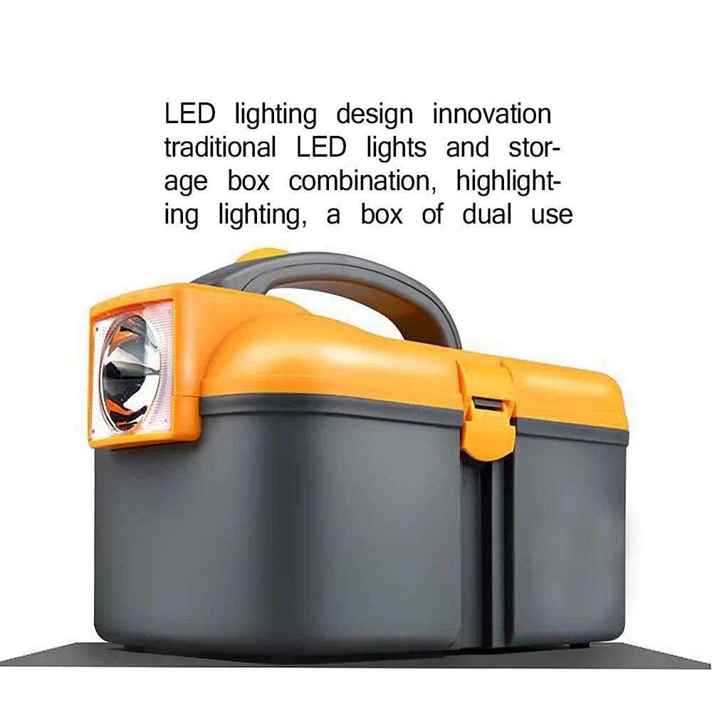 Multifunctional Tool Storage Box With LED - Small