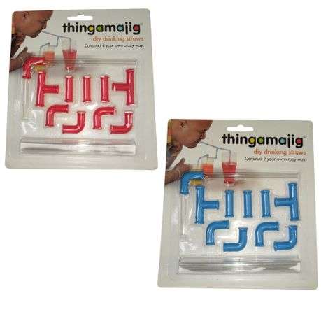 Thingamajig - Plastic DIY Drinking Straw - 2 Pack - Thingamajig - Plastic DIY Drinking Straw - 2 ...