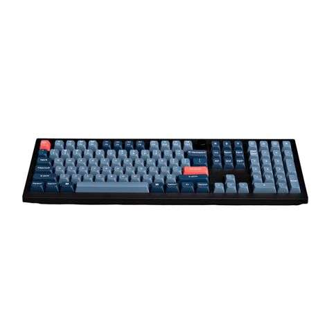 Keychron - V6 Max Qmk/Via Red Wireless Custom Mechanical Keyboard | Red Switch - Black - Keychron...