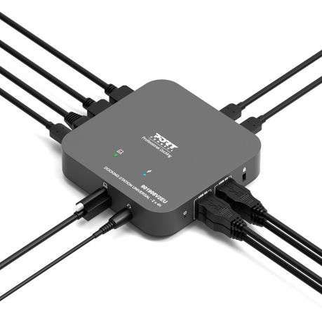 Port - Connect - Multi-port USB Type-C 2x4K Office Docking Station - Port - Connect - Multi-port ...