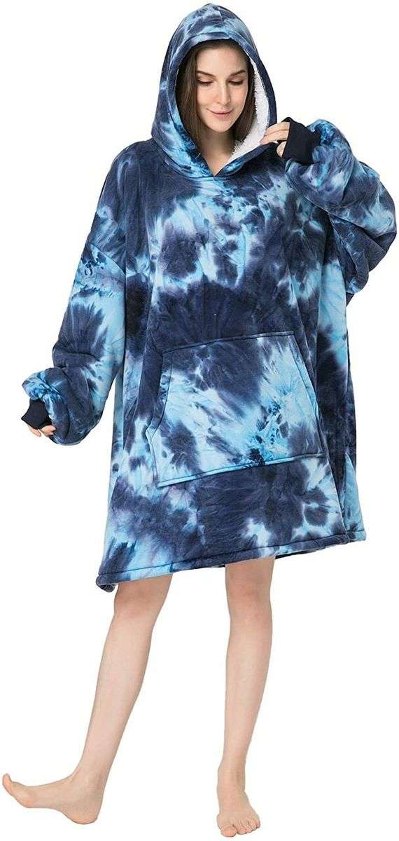 Tie Dye Giant Huggle Hoodie