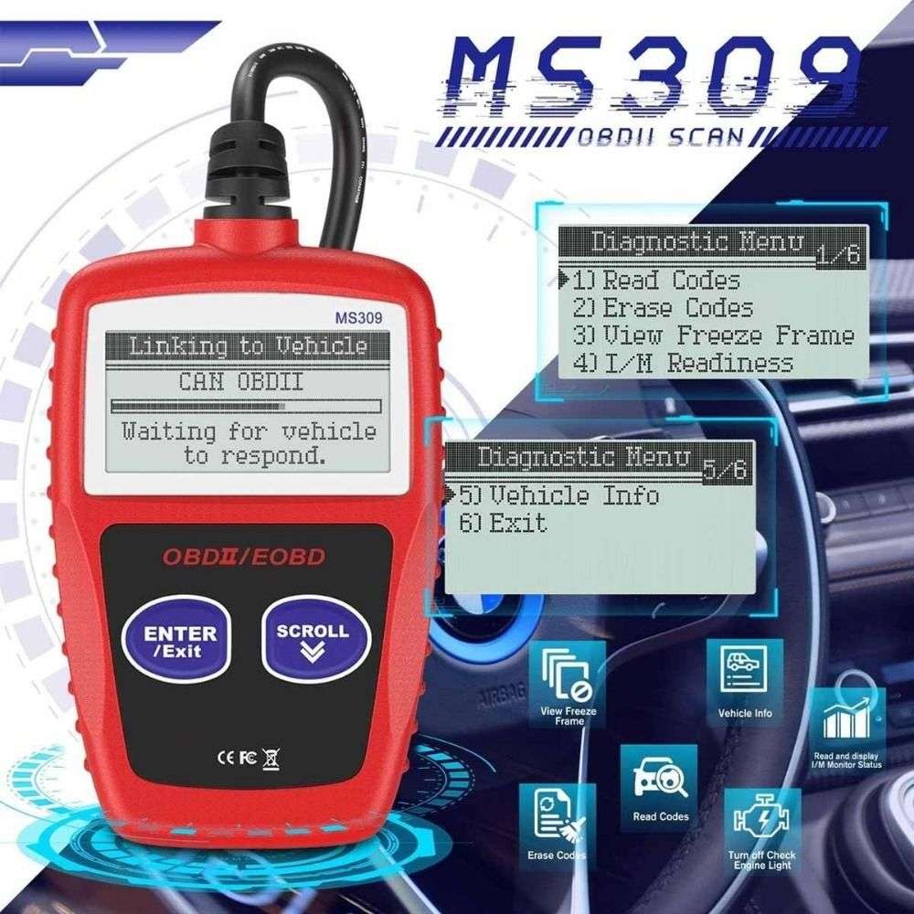 OBD2 Scanner MaxiScan MS309 Car Check Engine Code Reader