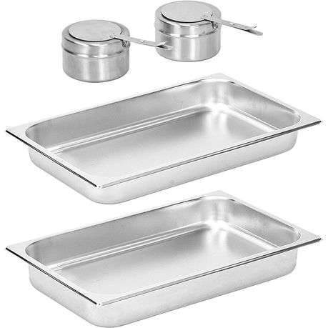 High Quality Stainless Steel Food Warming Single Pan Chafing Dish - 9 Ltr (PLEASE READ DESCRIPTION)