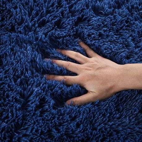 Light fluffy shaggy Rug/Carpet 150X200CM - royal blue