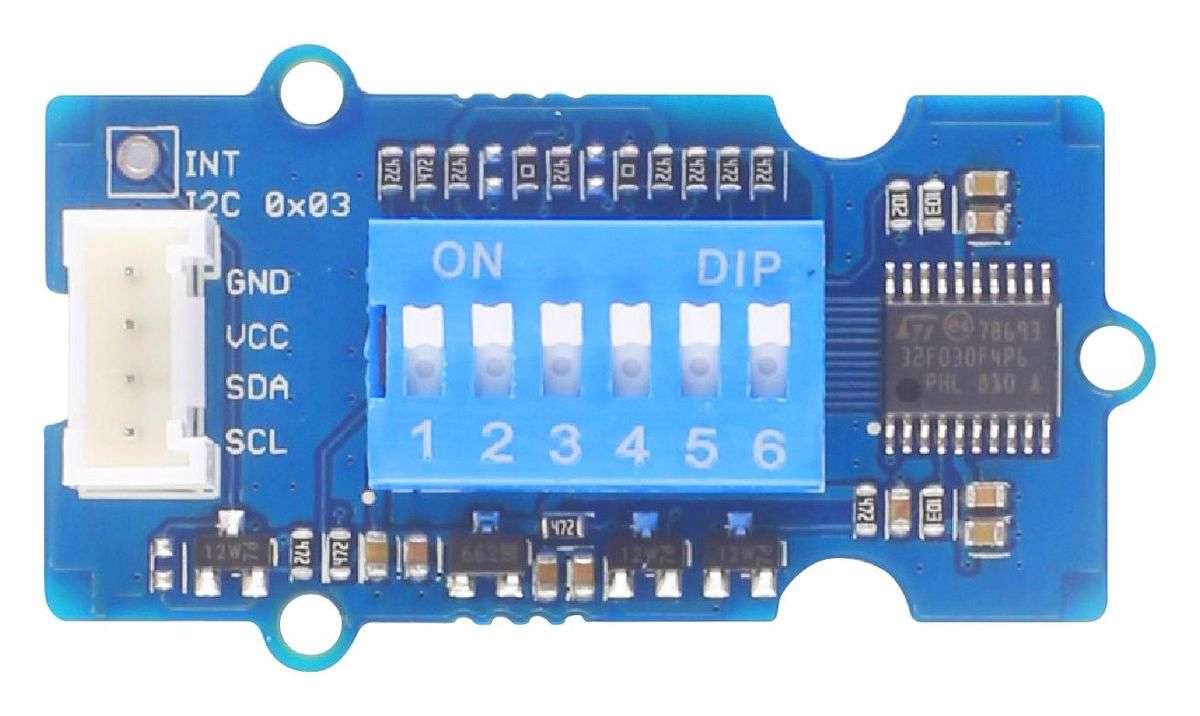 Seeed Studio (111020043) DIP Switch Board, with Cable, 6 Position