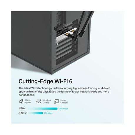 Tp-Link - Archer TX20E AX1800 WiFi 6 Bluetooth 5.2 PCIe Adapter ,Fast, Secure - Tp-Link - Archer ...