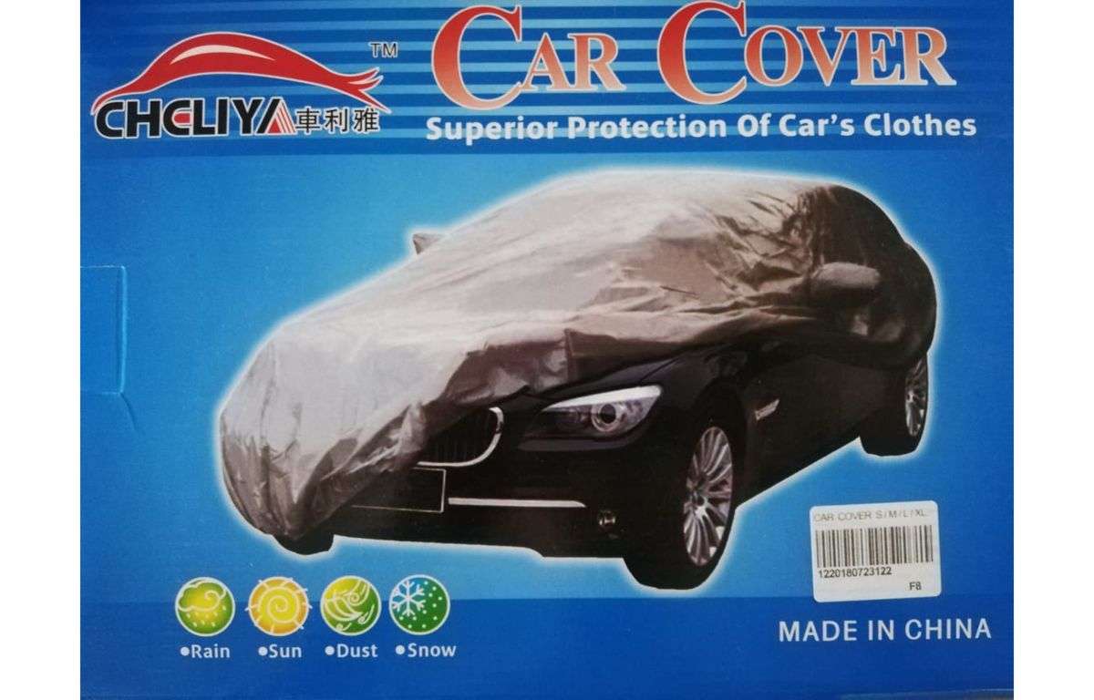 CHELIYA Car Cover Waterproof Sunproof Snowproof Dustproof Silver - XL
