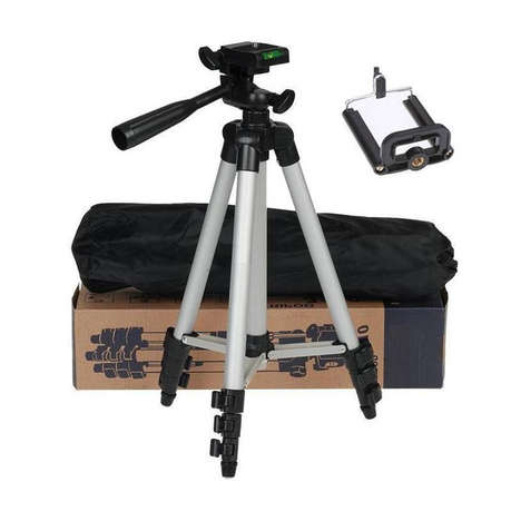 Tripod 3110 Light Weight Portable Aluminium - Silver
