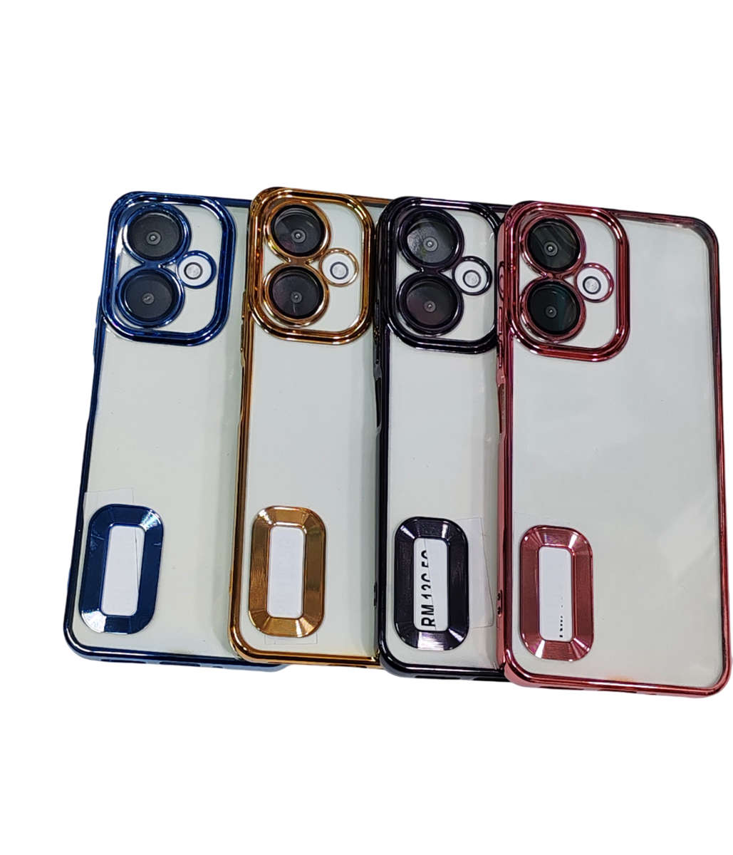 Redmi 13c Slim Fit Dual Color & Clear Camera Protective Cover